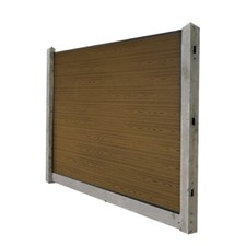6ft Teak  Composite Fencing