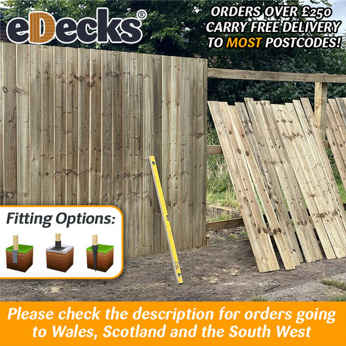 Budget featheredge post rail - budget,