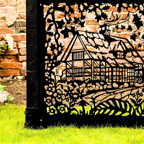 Garden fence metal - garden, panels