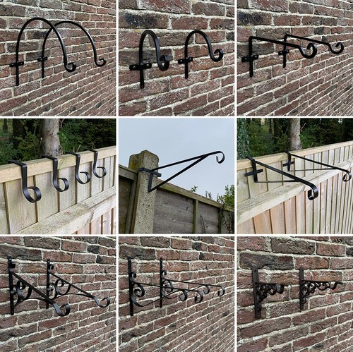 Hanging basket brackets hooks - basket,