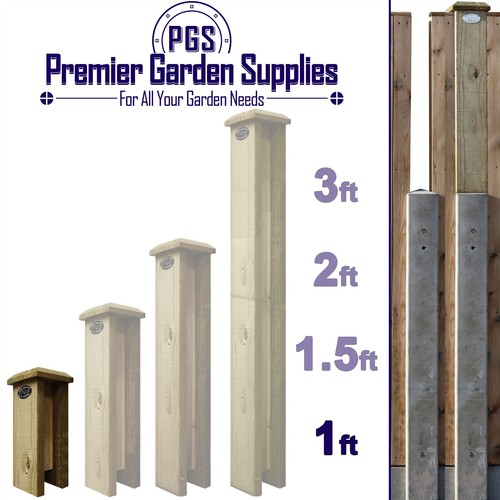 1ft timber concrete garden - timber/concrete,