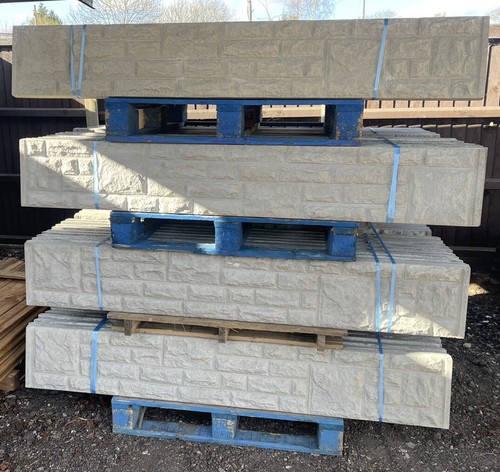 Concrete gravel boards - 6”, &