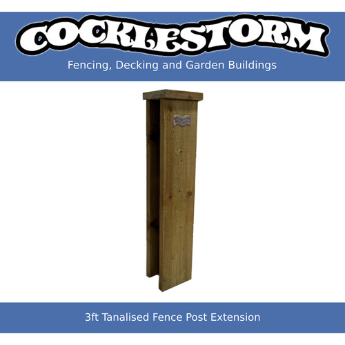 3ft tanalised timber concrete - 3ft, timber/concrete